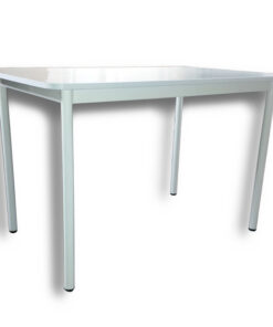 Mesa casino 150x75x75 - formalita blanca - estructura blanca