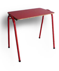 Pupitre unipersonal kinder 60x40x55 - formalita roja - estructura roja