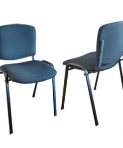 Silla iso - lanilla negra - estructura negra